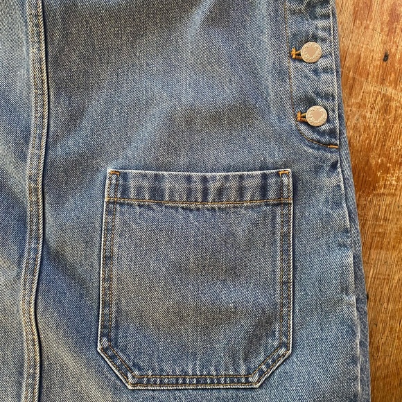 NWT Alex Mill Blue Denim Shift Dress - Picture 8 of 8